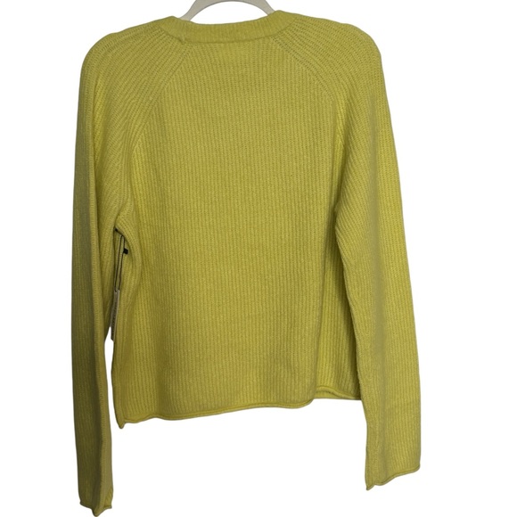 NWT Velvet - Gigi Sweater - Crew Neck - Citron (Neon Yellow/Green) - Siz… - Picture 3 of 10